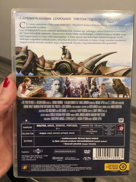 Dvd narnia, 