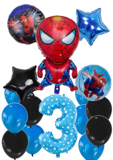 Balóny spiderman - až 15/16/17 kusov, 