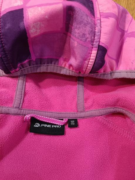 Softshell bunda 104/110, alpine pro,104