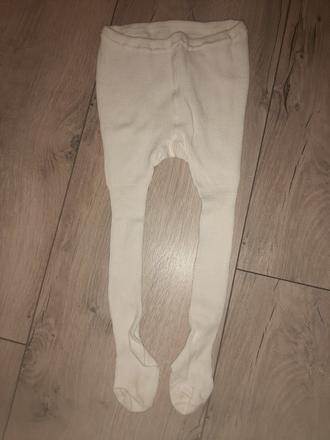 Biele rebrované pančušky, antony,86