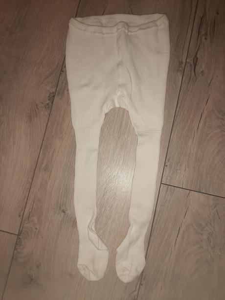 Biele rebrované pančušky, antony,86