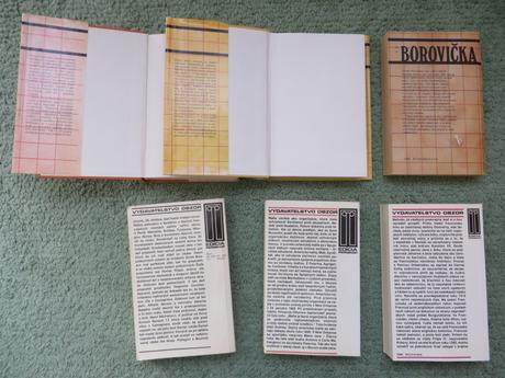 Detektívne knihy - v.p. borovička - 6 ks,