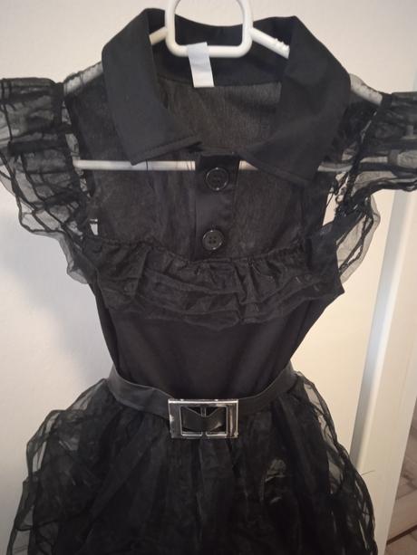 Dievčenský kostým wednesday, 