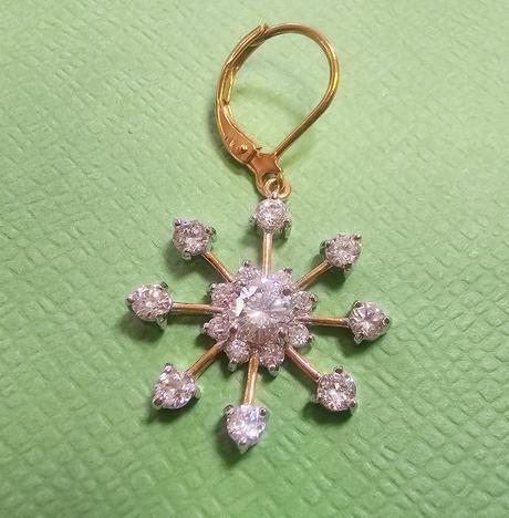 Pozlátená súprava náhrdelník + naušnice, 