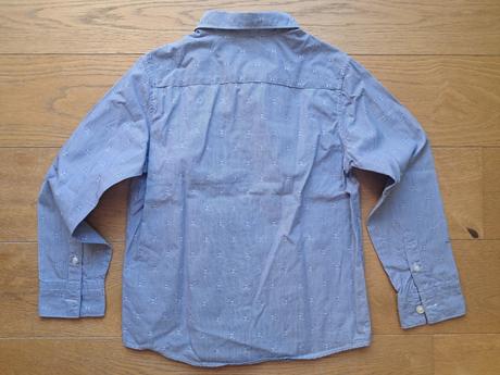 Prúžkovaná košeľa pre rockera veľkosť 6-7 rokov, h&m,122