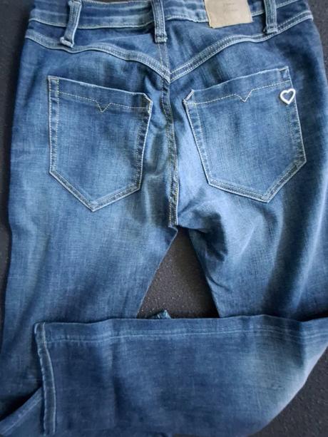 Dámske tmavomodré rifle., 36