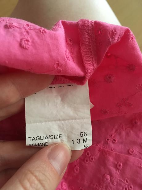 Ruzove saty zn.benetton, benetton,56