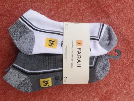 Farah pánske ponožky 6 párov veľkosť 39-45, 39 / 40 / 42 / 44 / 46