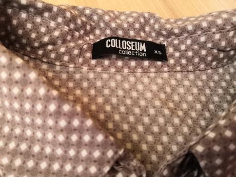 Krásna nude košeľa so vzorom colloseum, xs