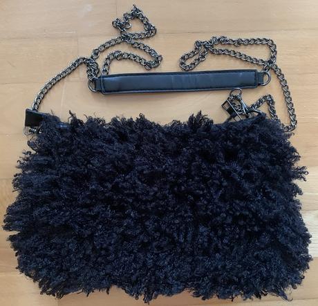 Kožušinový kabátik s kabelkou, xl