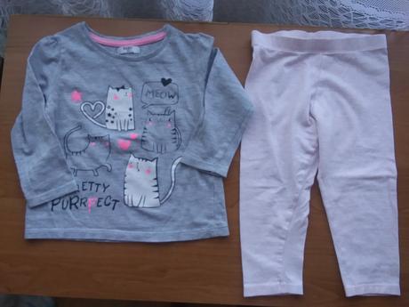 Tričko+ legíny, f&f,86