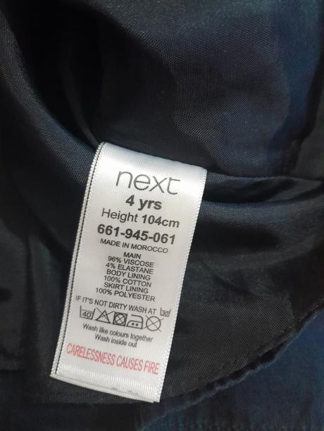 Šaty pásikavé, next,104