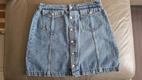 Riflová sukňa, f&f,xl