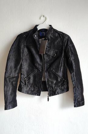 Rifľová bunda čierna, m