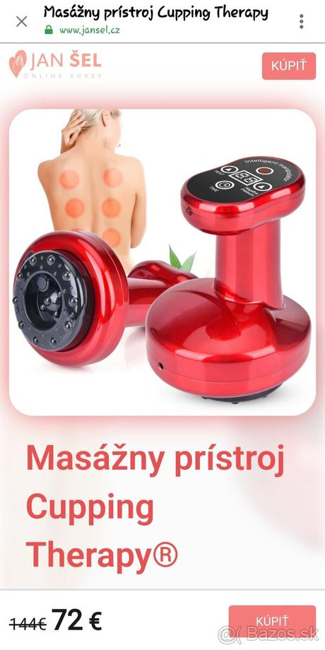 Masážny prístroj cupping therapy, 