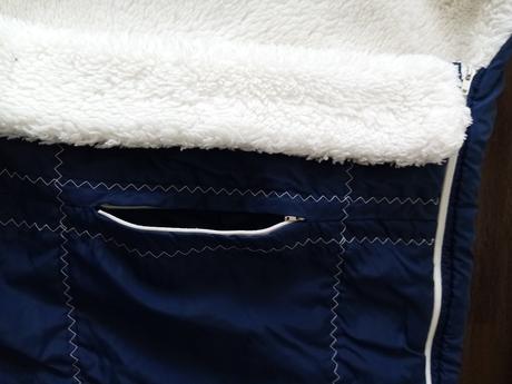 Retro fusak do kočíka - granát blue, 