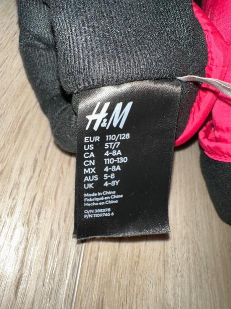 Vatované rukavice h&m 110/122, h&m,110