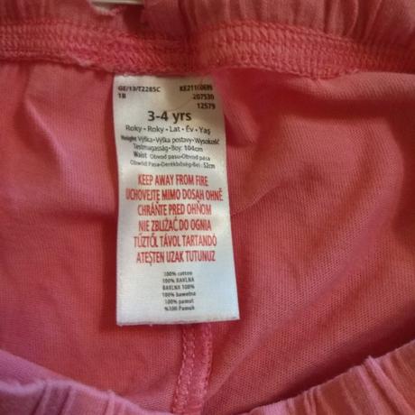 Marhulove pyzamove nohavice, f&f,104