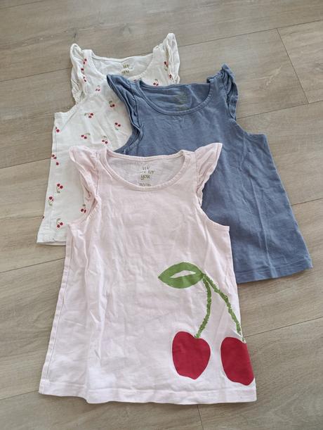 Tchibo trojbalenie tričiek s čerešňami, tchibo,110