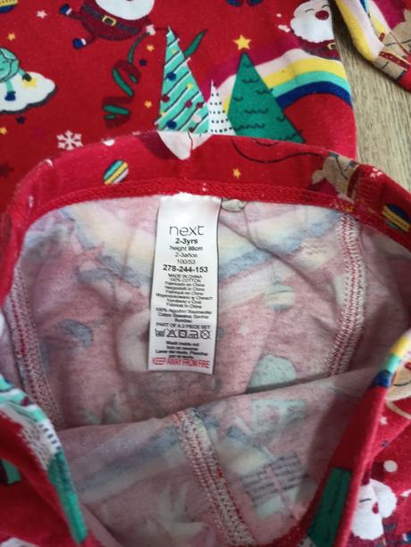 Vianočné pyžamo, next,98