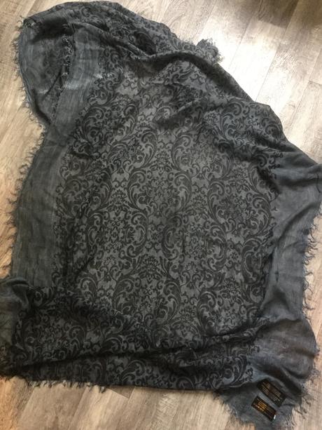 Tmavomodrá šatka, xxl