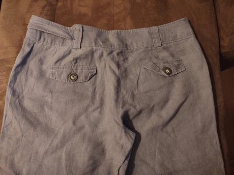 Camaieu nohavice z ľanu, camaieu,xl