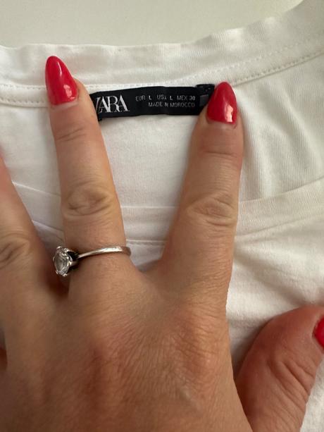 Tričko zara puff l, zara,l