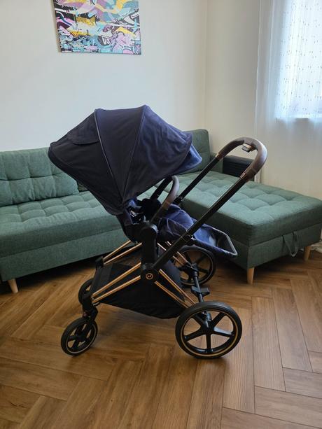 Cybex priam 3 rose gold indigo blue, cybex,cybex priam 3