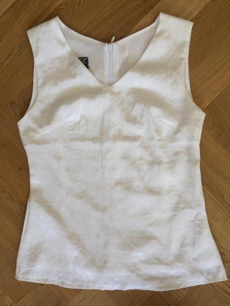 Biele 2-set sukňa + top, veľ. xs - xxs, xs