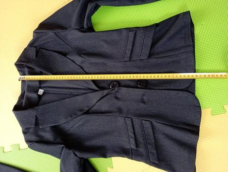 3dielny komplet, sako, sukňa, nohavice, s