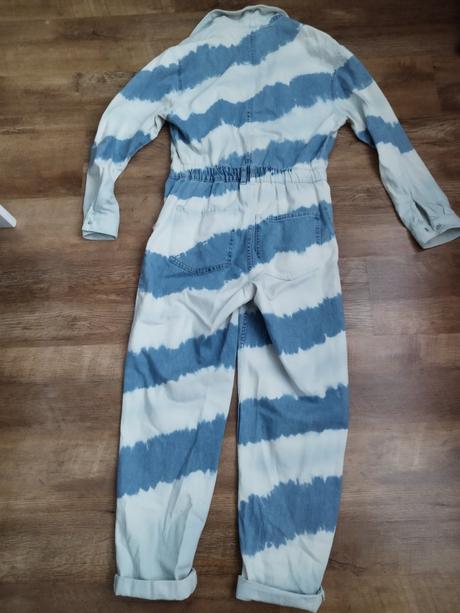 Denimový overal, bershka,m