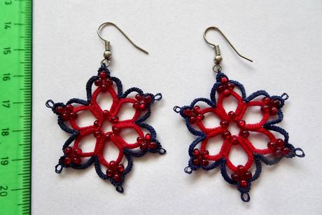 Náušnice červené, 