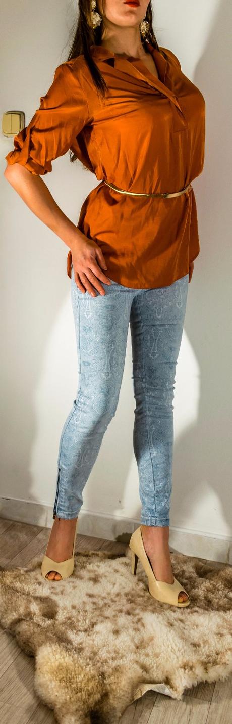 Košieľka s opaskom, m