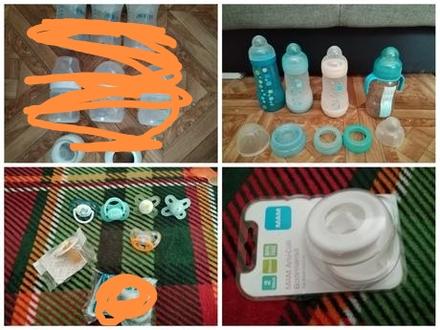 Cumlíky, fľaše, náhradné diely,