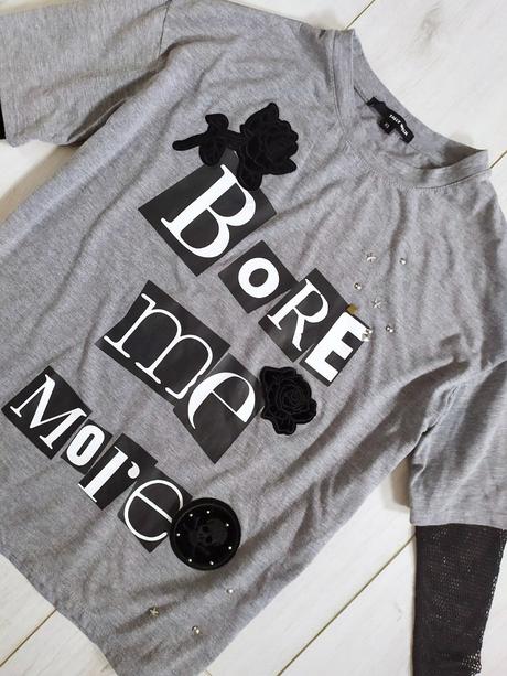 Tričko so sieťovými rukávmi tally weijl, tally weijl,xs