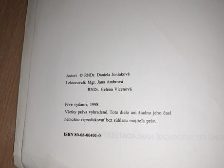 Pracovný zošit z chémie 1, 