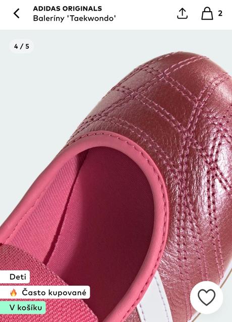 Baleríny adidas v.35 s visačkou, adidas,35