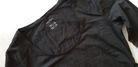 Čierne elastické tričko, esmara,s