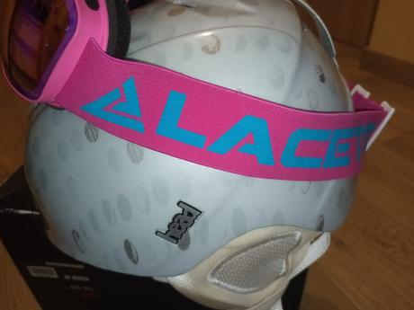 Lyziarska prilba head s okuliarmi, head,l