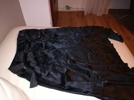 Saténová prekladaná sukna m-l, river island,l