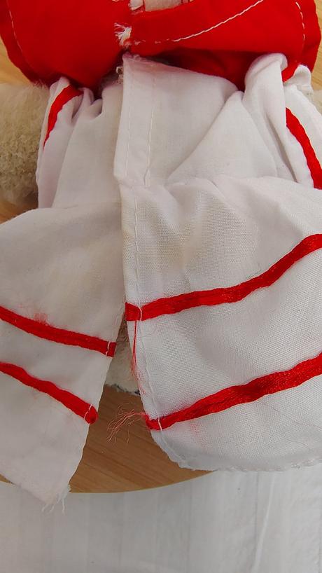 Plyšový zajac v šatách, apple valley, 22 cm, 