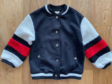 Mikina s kozusinkovymi rukavmi, zara,122