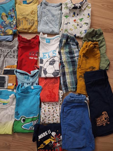 Balik oblecenia chlapec 110 (tricka,tielka,kratase, 104–116