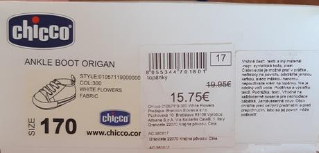 Topánky do kocika,  chicco, chicco,17