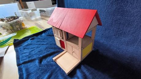 Drevený magnetický poschodový dom drevoland d07,