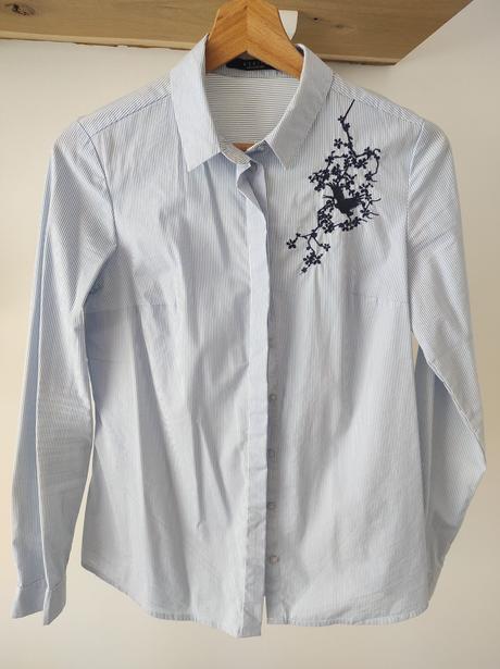 Bledo modra bavlnena kosela s aplikaciou, mohito,34