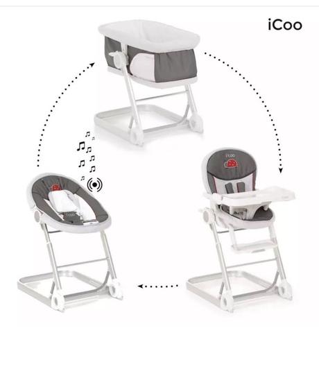 Icoo grow with me 1 2 3 - set kolíska, ležadlo a s, 