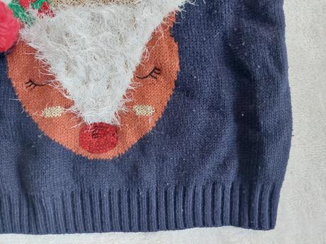 Vianočný teplý svetrík veľ.134, 134