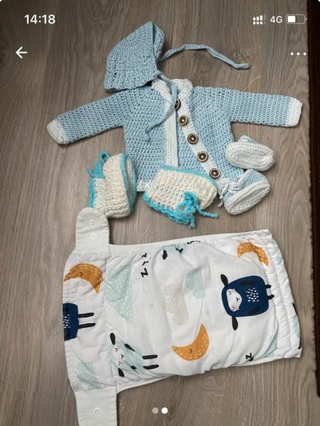 Balík oblečenia, chlapec zima 56-62, 50–62