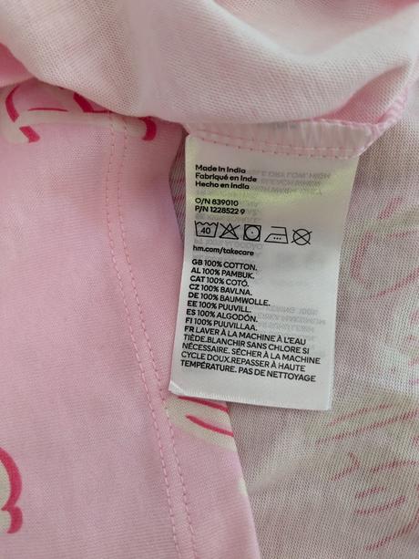 Šaty h&m z barbie kolekcie, h&m,134